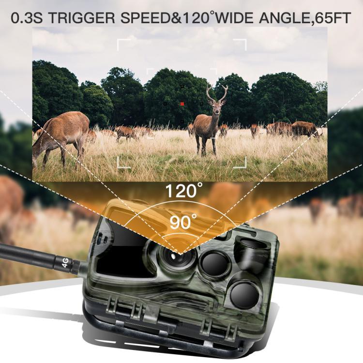 20MP 4G Message Outdoor Rain Fog Proof Infrared Tracking Hunting Camera, HC-801LTE