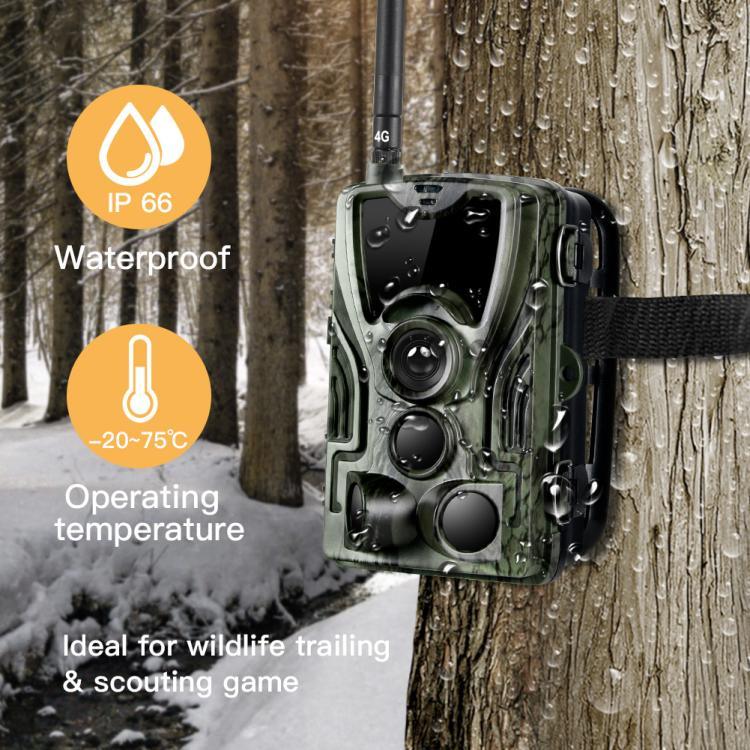 20MP 4G Message Outdoor Rain Fog Proof Infrared Tracking Hunting Camera, HC-801LTE