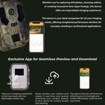 4K 4G Outdoor Tracking Camera With Remote Mobile Control, Supports FTP/SMTP/APP, HC-960Ultra-Li