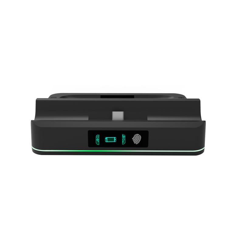 For Nintendo Switch 2 & Joy-Con Controllers KJH Charging Dock With Ambient Lighting, PG-SW2130 White, PG-SW2130 Black