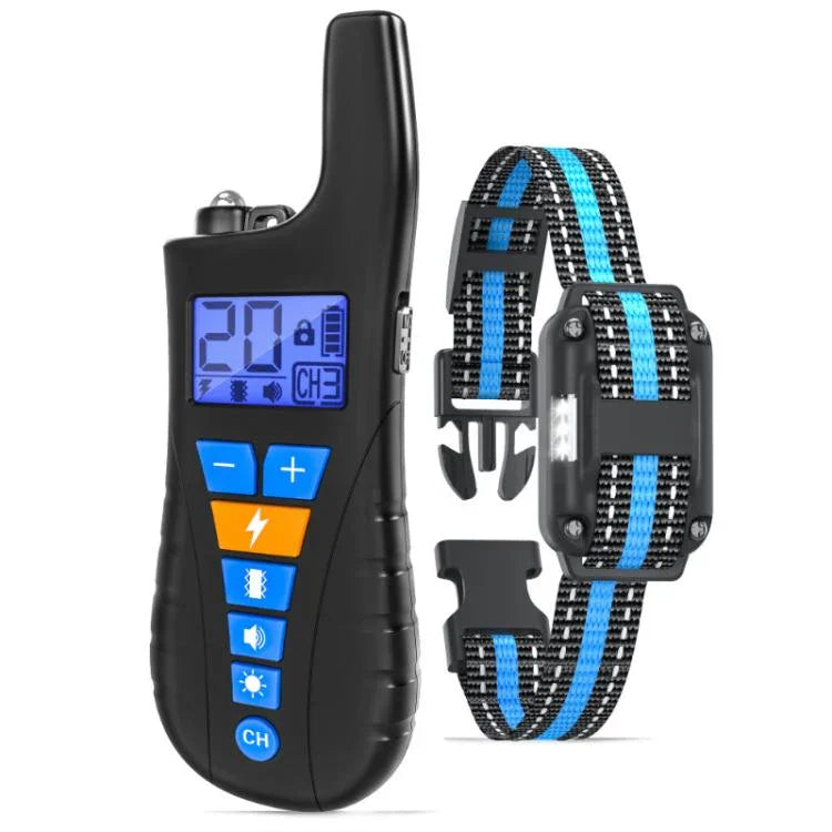 Remote Control Dog Barking Control Device Waterproof Electric Shock Collar, One To One, One To Two