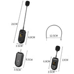 Wireless 2.4G Microphone Amplifier Portable Microphone, 1 In 1 Lapel Clip, 1 In 1 Headwear, 1 In 2 Lapel Clip, 1 In 2 Headwear