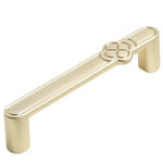 Vintage Flower Cabinet Door Handle Zinc Alloy Handle For Drawers Wardrobes, Single Hole Coffee, 96mm Coffee, 128mm Coffee, Single Hole Grey, 96mm Grey, 128mm Grey, Single Hole Brushed Copper, 96mm Brushed Copper, 128mm Brushed Copper