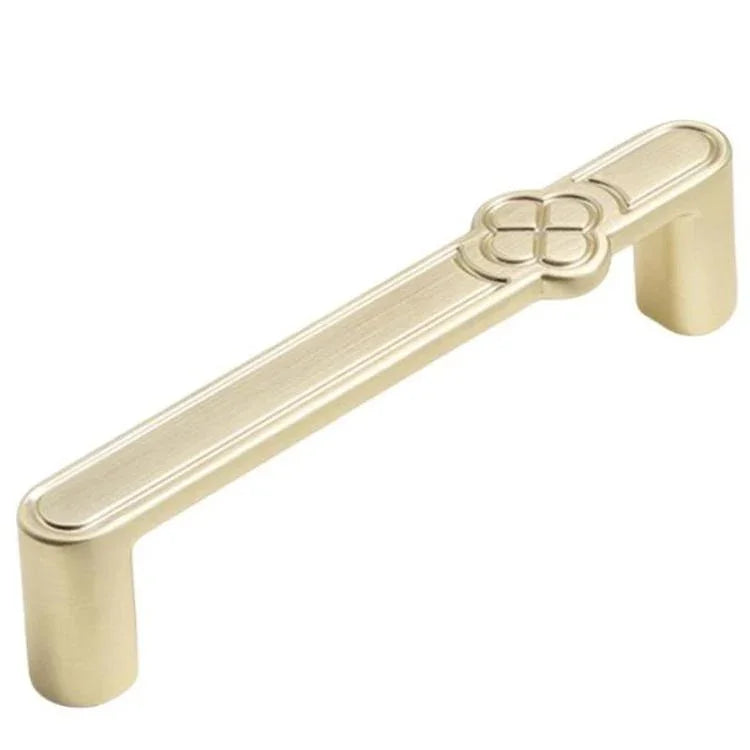 Vintage Flower Cabinet Door Handle Zinc Alloy Handle For Drawers Wardrobes, Single Hole Coffee, 96mm Coffee, 128mm Coffee, Single Hole Grey, 96mm Grey, 128mm Grey, Single Hole Brushed Copper, 96mm Brushed Copper, 128mm Brushed Copper