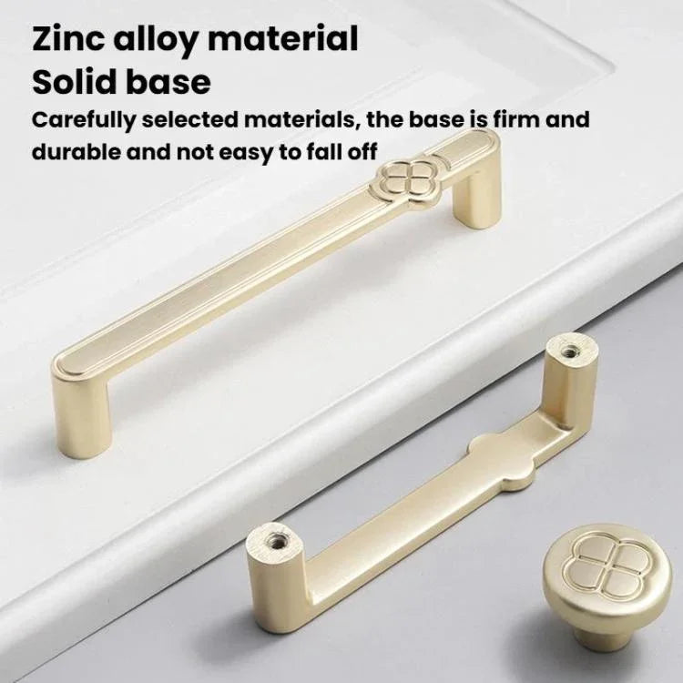 Vintage Flower Cabinet Door Handle Zinc Alloy Handle For Drawers Wardrobes, Single Hole Coffee, 96mm Coffee, 128mm Coffee, Single Hole Grey, 96mm Grey, 128mm Grey, Single Hole Brushed Copper, 96mm Brushed Copper, 128mm Brushed Copper
