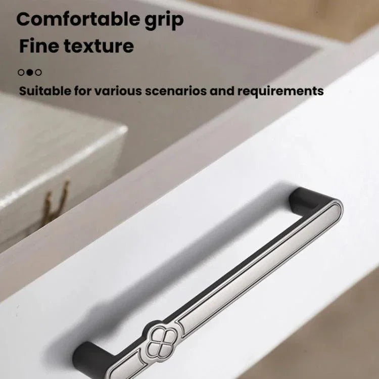 Vintage Flower Cabinet Door Handle Zinc Alloy Handle For Drawers Wardrobes, Single Hole Coffee, 96mm Coffee, 128mm Coffee, Single Hole Grey, 96mm Grey, 128mm Grey, Single Hole Brushed Copper, 96mm Brushed Copper, 128mm Brushed Copper