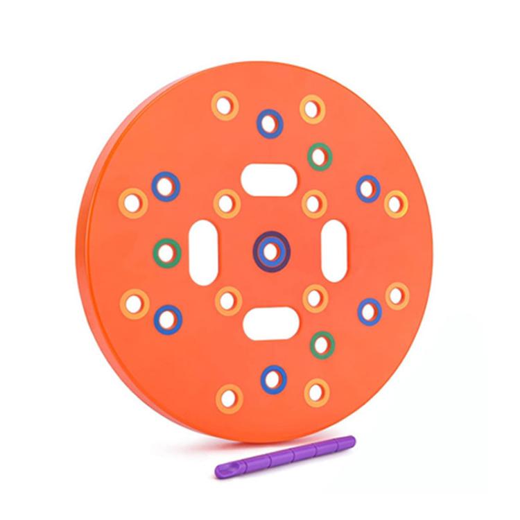 Seeding Stencil Spacing Tool Vegetable Planting Board, Round Orange, Square Green