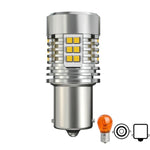 25W Automotive LED Anti-Flicker Decoded Turn Signal Light With Fan, 1156 150 Degree, 1156 180 Degree, T20 / 7440