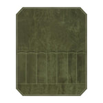 Wet Wax Canvas Knife Organizer Picnic Portable Storage Bag, 7 Slots (Army Green), 7 Slots (Khaki)