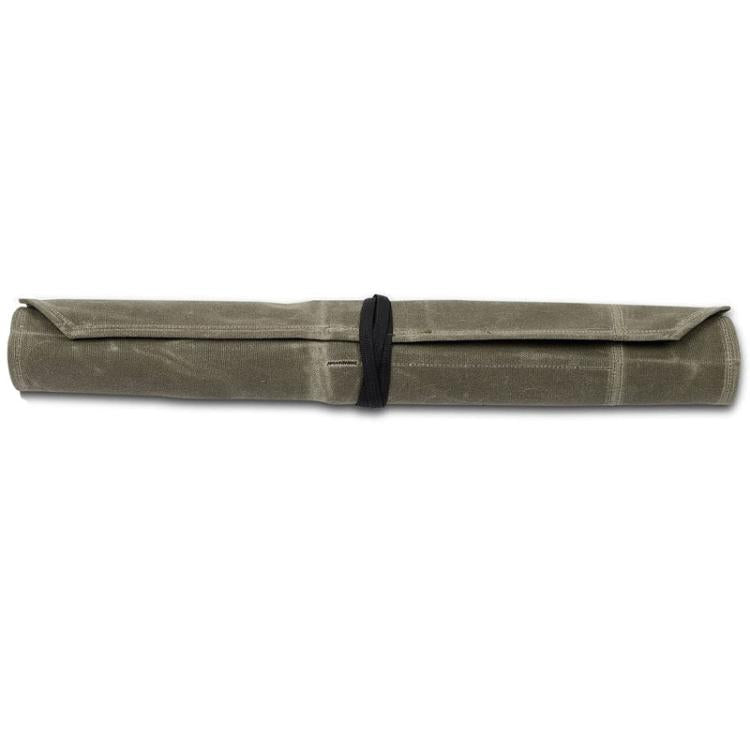 Wet Wax Canvas Knife Organizer Picnic Portable Storage Bag, 7 Slots (Army Green), 7 Slots (Khaki)