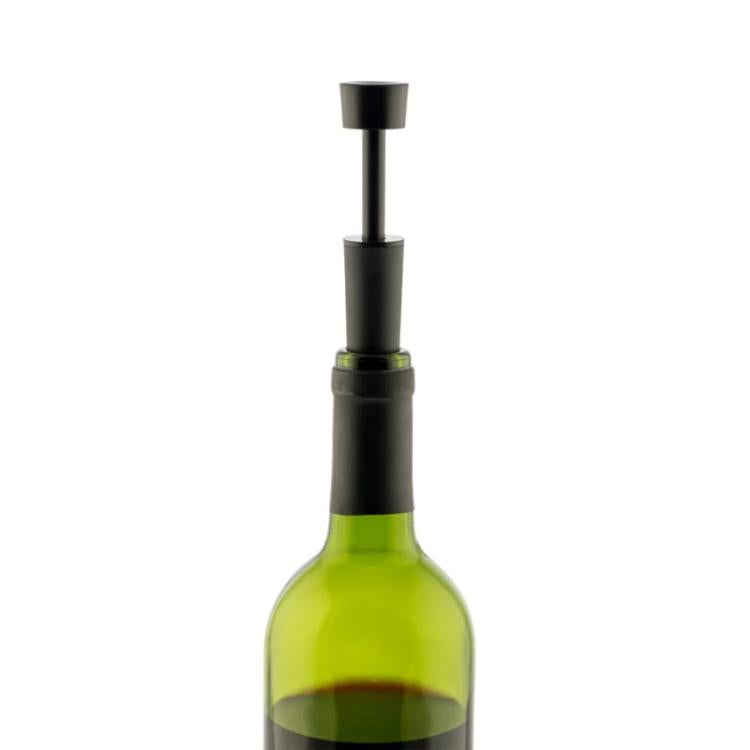 5pcs Red Wine Vacuum Stopper Wine Preservation Stopper, Black