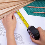 Self-Locking Steel Tape Measure TPR Covered Measuring Ruler, Deli 79550 3m x 16mm, Deli 79551 5m x 19mm, Deli 79552 7.5m x 25mm, Deli 79553 10m x 25mm