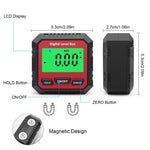 Digital Inclinometer With Magnetic Base & LCD Display Mini Angle Finder Protractor Slope Level Meter, VA107