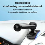 2pcs Car Adhesive Snail-Shaped Phone Mount Base 360-Degree Rotatable Mount Base, Snail-Shaped Phone Mount Base