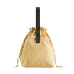 Drawstring Portable Raw Lunch Box Bag Lightweight Compact Lunch Bag