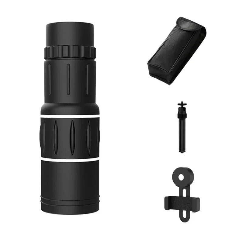 16x52 Outdoor Low-Light Night Vision Monocular Phone Photography Monocular, Single+Bag, With Bag+Phone Holder, With Bag+Phone Holder+Tripod