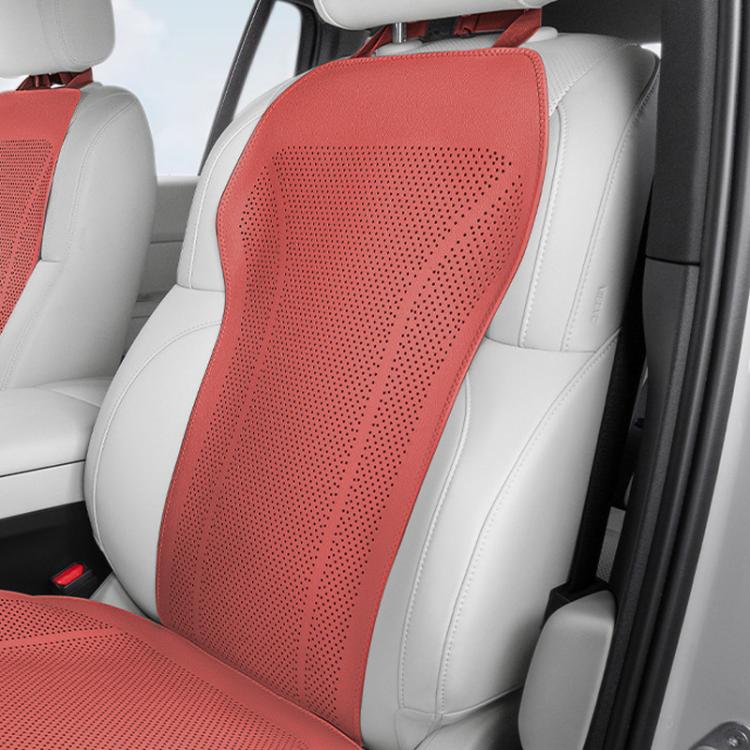 Ventilated Perforated Breathable Car Seat Cushion Universal Back Seat Cover For 5-Seater Cars, Front Seat Cushion Black, Front Seat Cushion Red, Front Seat Cushion Brown, Backrest Cushion Black, Backrest Cushion Red, Backrest Cushion Brown             ...