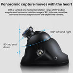 7 inch 4-split Car Display + 4 Light Sensitive 360 Degree Panoramic Reversing Cameras, LED Version, Infrared Version