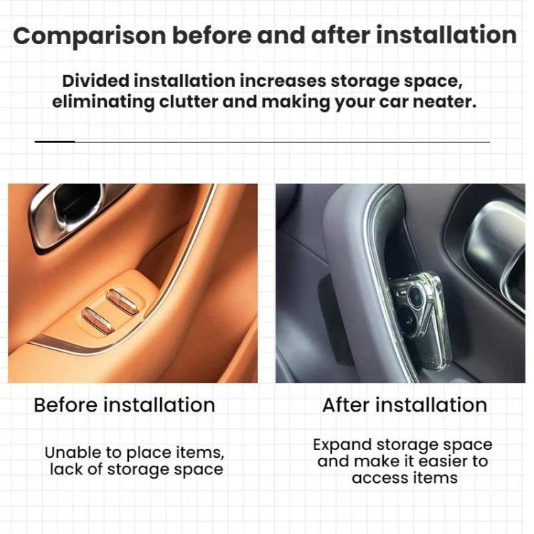 For 2024-2026 Leapmotor C10 Car Door Armrest Storage Box