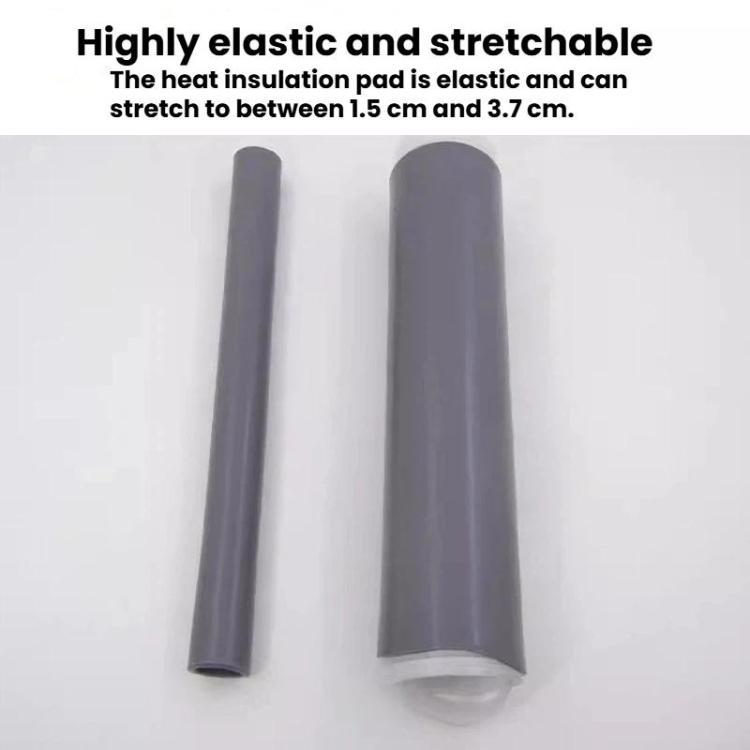 Frying Pan Handle Heat Insulation Sleeve Iron Pan Handle Anti-Scald Rubber Cover, Small, Medium, Large