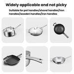 Frying Pan Handle Heat Insulation Sleeve Iron Pan Handle Anti-Scald Rubber Cover, Small, Medium, Large