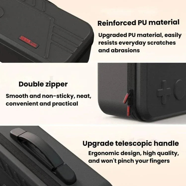 For Nintendo Switch 2 STARTRC GAMES Double Storage Bag Large Capacity Tote Bag, Tote Bag