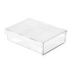 Under Desk Hidden Drawer Organizer Invisible Storage Box for Stationery and Office Supplies, Medium Clear, Medium Clear Black, Large Clear, Large Clear Black, XL Clear