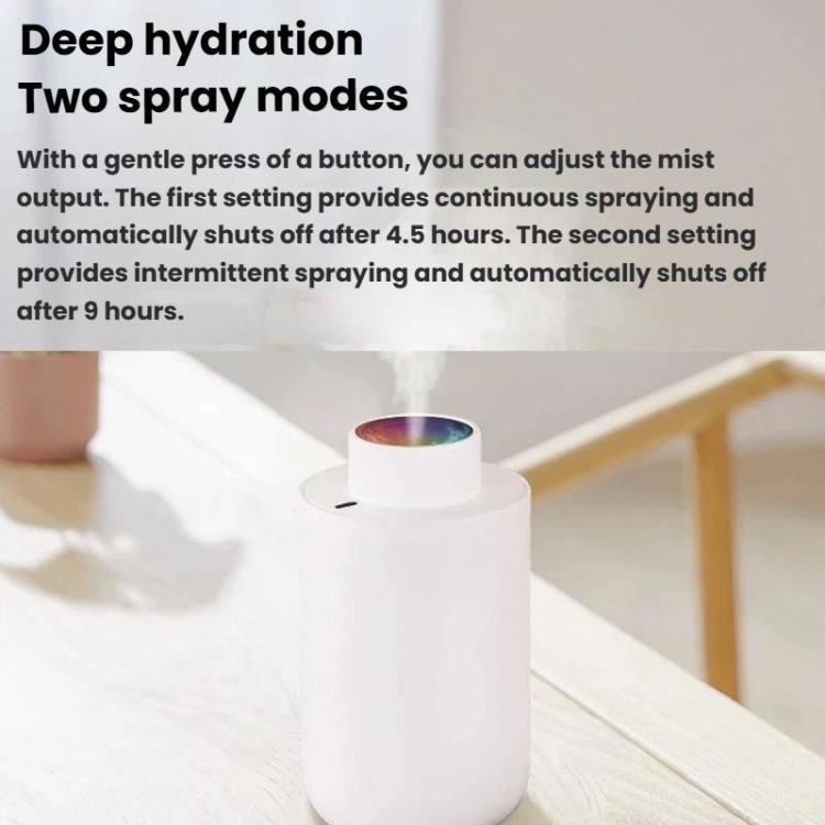 Dazzle Cup Air Humidifier Colorful Running Light USB Mini Hydration Car Home Humidifier, H05