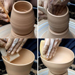 Pottery Clay Carving Art Soft Pottery Wooden Tools Handmade DIY Wooden Skeleton Knife, 5pcs /Pack Wooden Tools