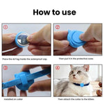 For AirTag 2nd Gen / AirTag 1st Gen Cat Collar Waterproof Silicone Holder With Safety Breakaway Buckle And Fish & Bell Pendant