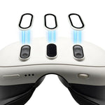 For Meta Quest 3 Titanium Alloy Lens Protector Anti-Blast Tempered Glass Screen Protector VR Headset Accessories