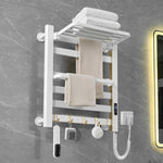 Smart Touchscreen Display Electric Heated Towel Rack Bathroom Drying Rack, Large Platinum Right Wiring, Large Platinum Left Wiring, Large White Right Wiring, Large White Left Wiring, Large Black Right Wiring, Large Black Left Wiring                    ...