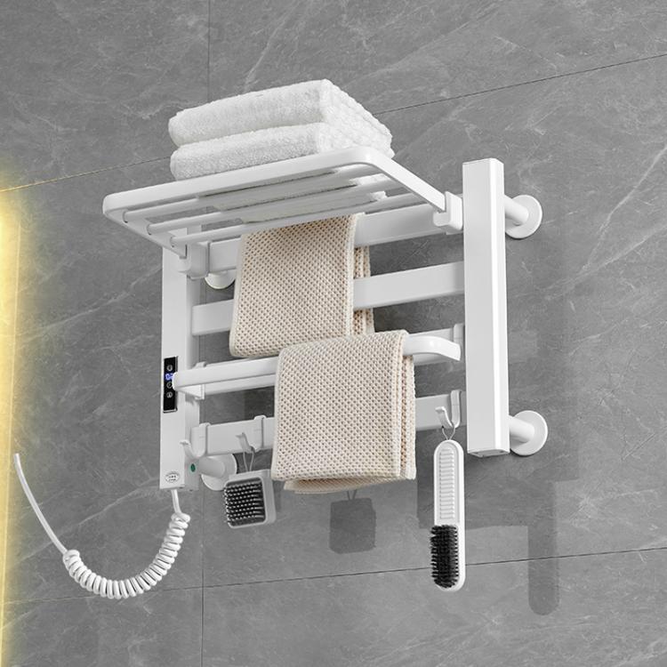 Smart Touchscreen Display Electric Heated Towel Rack Bathroom Drying Rack, Large Platinum Right Wiring, Large Platinum Left Wiring, Large White Right Wiring, Large White Left Wiring, Large Black Right Wiring, Large Black Left Wiring                    ...