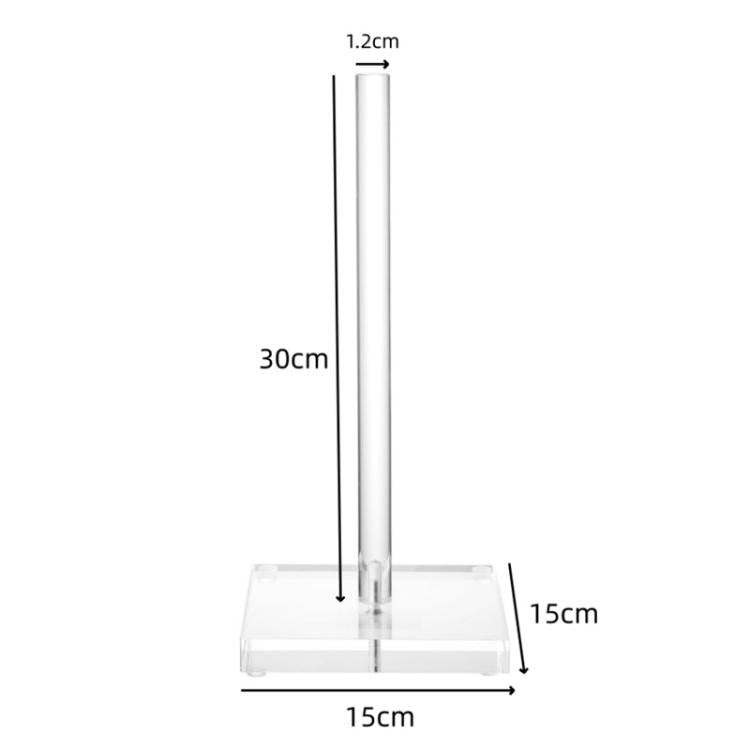 Acrylic Toilet Paper Holder & Roll Organizer For Kitchen, Bathroom & Coffee Table, YX218