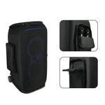 For JBL Partybox Stage 320 Speaker Upgraded Cover with Dual Side Pockets Nylon Mesh Case, Upgraded Cover