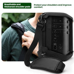 For Bose S1 Pro+ Speaker Protective EVA Carrying Case with Shoulder Strap, EVA Carrying Case