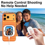 X3 Wired Smartphone Selfie Mirror Magnetic Rear Mounted Selfie Display, X3 Wired