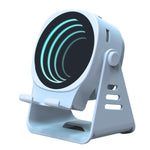 Wireless Induction Speaker With Phone Stand Multifunctional Desktop Bluetooth Speaker Night Light
