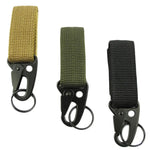 2PCS Outdoor Camping  Carabiner Backpack Hooks Olecranon Molle Hook Survival Gear EDC Nylon Keychain Clasp