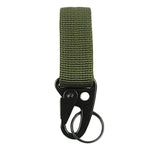 2PCS Outdoor Camping  Carabiner Backpack Hooks Olecranon Molle Hook Survival Gear EDC Nylon Keychain Clasp