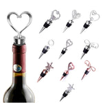 Metal Special Shape Wine Stopper, Starfish Red Bronze Shape, Starfish Silver Shape, Alphabet Red Bronze Shape, Alphabet Silver Shape, Heart to Heart Red Bronze Shape, Heart to Heart Silver Shape, Ring Shape, True Love Shape, Heart of Fujiro Shape