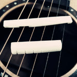 Guitar String Pillow Upper and Lower Ox Bone Pillow Bridge Guitar Accessories, Guitar String