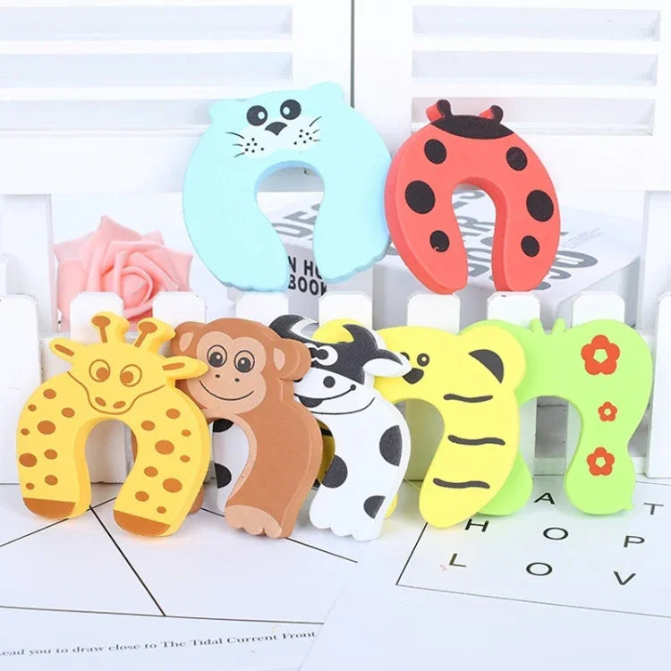 Baby Proofing Door Stoppers Finger Safety Guard Holder Lock Safety Guard Finger Protect Toy For Baby Random Color Delivery