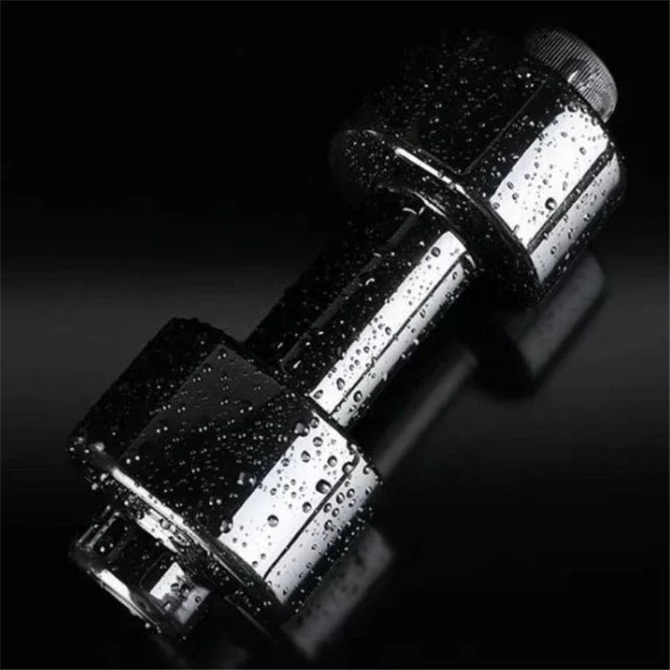 2 PCS 550ML Dumbbell Cup Fitness Sports Bottle Plastic Personality Cup