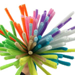 100 PCS Plush Stick Children Educational Toys Handmade Materials, Random Color Delivery