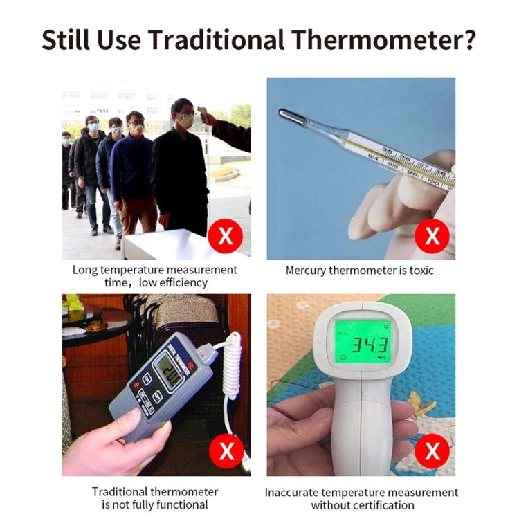 K3 Handsfree Non-contact Forehead Body Infrared Thermometer, K3