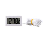 Mini LCD Indoor Digital Thermometer (Celsius Display), (Celsius Display) (White)