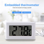 Mini LCD Indoor Digital Thermometer (Celsius Display), (Celsius Display) (White)