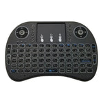Support Language: Russian i8 Air Mouse Wireless Backlight Keyboard with Touchpad for Android TV Box & Smart TV & PC Tablet & Xbox360 & PS3 & HTPC/IPTV, Russian