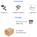Measy FHD676 Full HD 1080P 3D 5-5.8GHz Wireless HDMI Transmitter (Transmitter + Receiver) Transmission Distance: 200m, Specifications:EU Plug, FHD676 (AU Plug), FHD676 (EU Plug), FHD676 (UK Plug), FHD676 (US Plug)